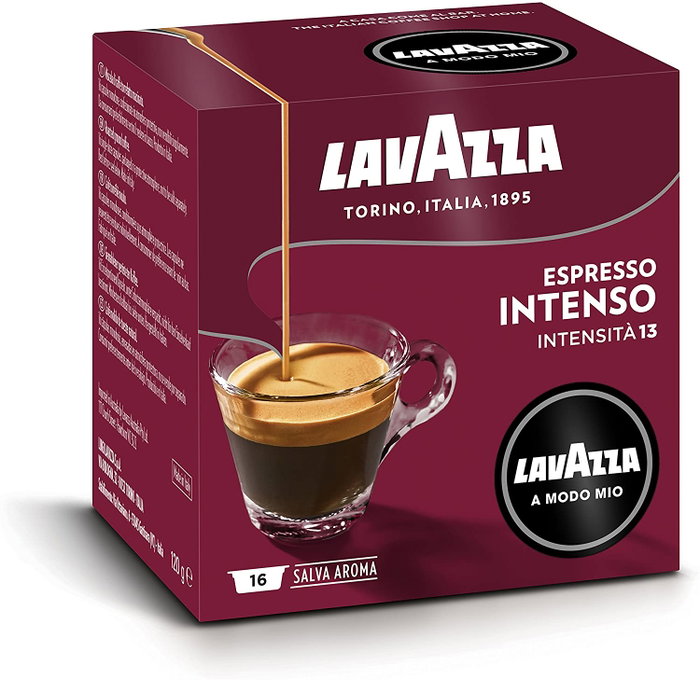 Lavazza Intensamente Cápsulas para cafeteras A Modo Mio, 16 unidades Lavazza Intensamente Cápsulas para cafeteras A Modo Mio, 16 unidades